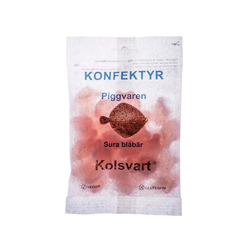 Piggvaren Sura Blåbär Godis 3 Piggvaren Sura Blåbär Godis