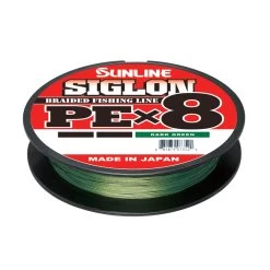 Sunline Siglon PE X8 Braid, Dark Green 300m, 0.342mm