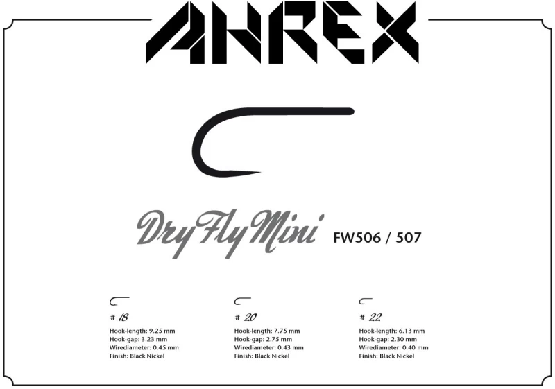 Ahrex FW507 - Dry Fly Mini - Barbless 3 Ahrex FW507 - Dry Fly Mini - Barbless