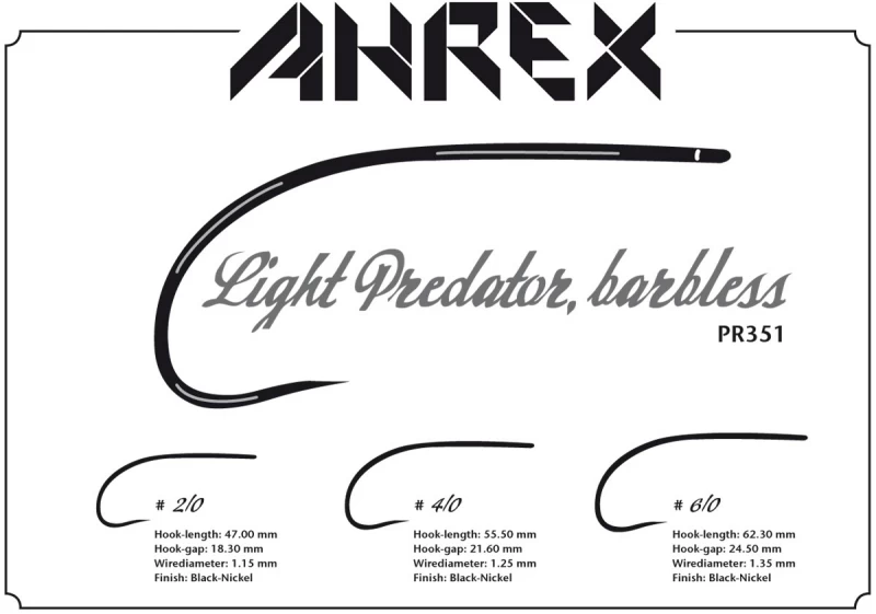 Ahrex PR351 - Light Predator, Barbless 3 Ahrex PR351 - Light Predator, Barbless