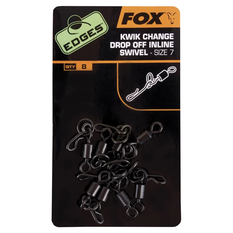 Fox Edges Ring/Kwik Connector Combo Swivel Size 7 (8stk.) 3 Fox Edges Ring/Kwik Connector Combo Swivel Size 7 (8stk.)