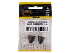 Camo Tungsten Arrowhead Weight Green Pumpkin -Angelrollen CL TAHW GP 020r 5