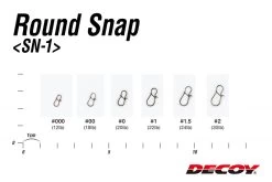 Decoy SN-1 Round Snap -Angelrollen DSN10r 3
