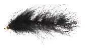 Marabou Worm Black Daiichi 3111 #6 3 Marabou Worm Black Daiichi 3111 #6