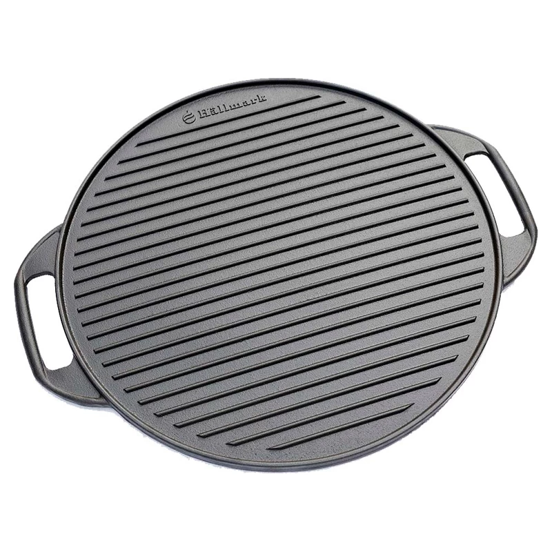 Hällmark Cast Iron Grill Pan 42cm 3 Hällmark Cast Iron Grill Pan 42cm