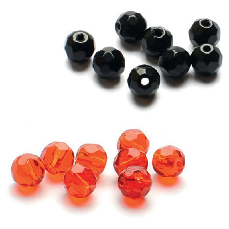 Darts Glass Beads Faceted (9pcs) - 6mm 3 Darts Glass Beads Faceted (9pcs) - 6mm