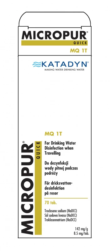 Katadyn Micropur Quick MT1T - 70 Tablets 4 Katadyn Micropur Quick MT1T - 70 Tablets - Image 2