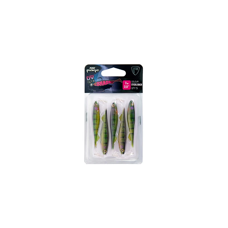 Fox Rage Slick Shad Ultra UV 7 Cm 5-pack 3 Fox Rage Slick Shad Ultra UV 7 Cm 5-pack