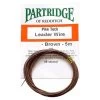 Partridge Bauer Pike Leader Wire 20lb - Brown -Angelrollen PH AW49 20 5B 1