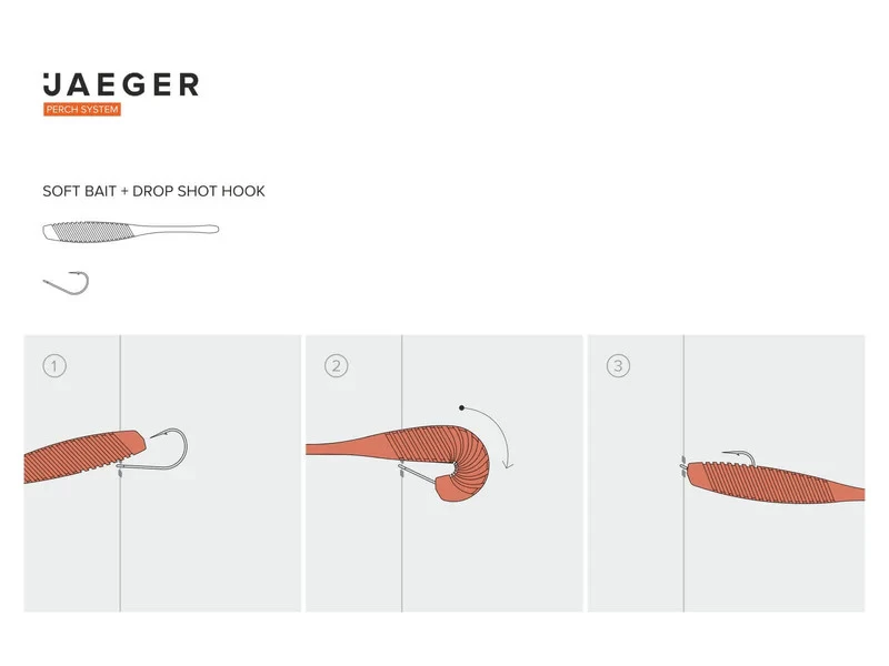 Jaeger Drop-Shot Rig (2 Hooks) 6 Jaeger Drop-Shot Rig (2 Hooks) - Image 4