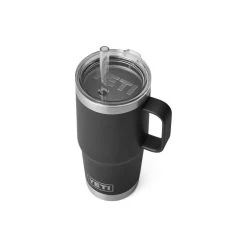 Yeti Rambler 25 Oz Straw Mug - Black -Angelrollen SKU 0326 BLK 3