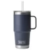 Yeti Rambler 25 Oz Straw Mug - Navy -Angelrollen SKU 0326 NVY 1