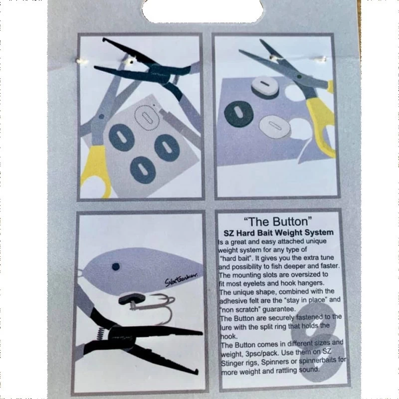 Svartzonker The Button Hardbait Weight System (3-pack) 6 Svartzonker The Button Hardbait Weight System (3-pack) - Image 4