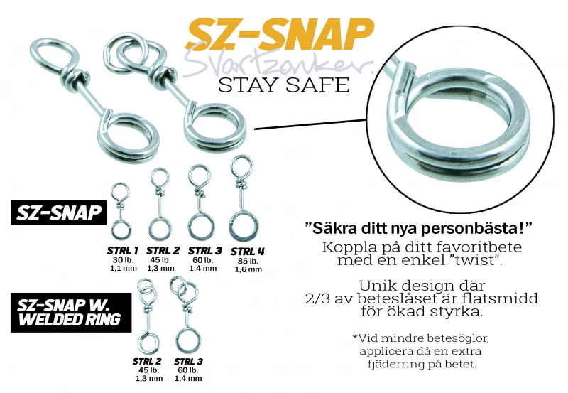 SvartZonker Snap Mit Ring (5-pack) 5 SvartZonker Snap Mit Ring (5-pack) - Image 3